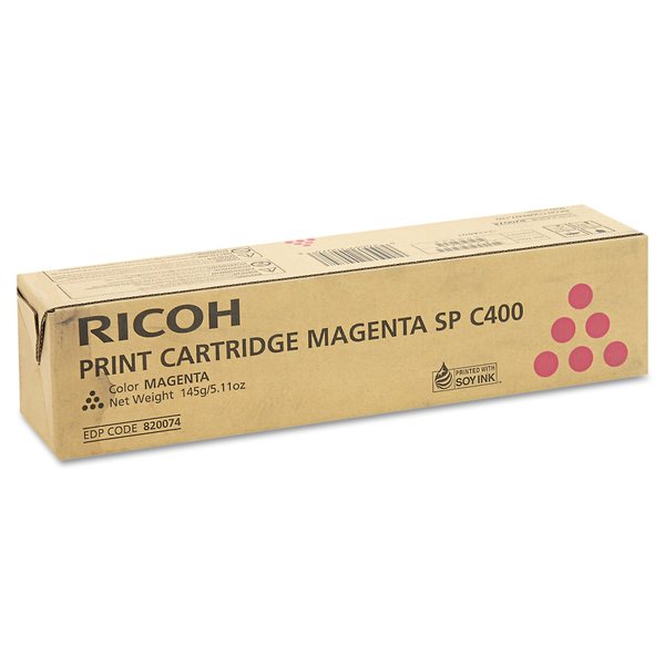 Ricoh Toner, 6000 Page Yield, Magenta 820074
